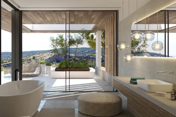 Luxury villa in Son Vida, Mallorca, by Tarragona Höhne Architects.
