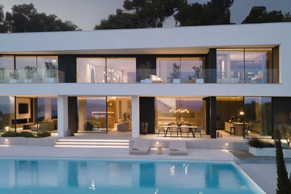 Luxury villa in Son Vida, Mallorca, by Tarragona Höhne Architects.