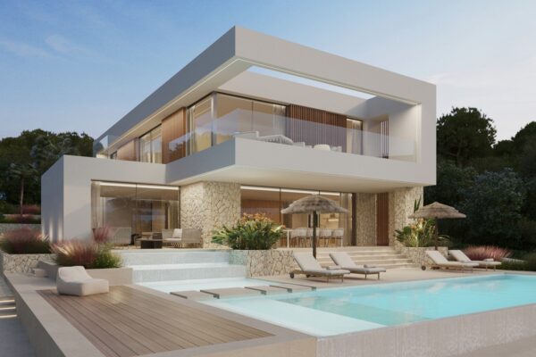 Luxury villa in Santa Ponsa, Mallorca, by Tarragona Höhne Architects.