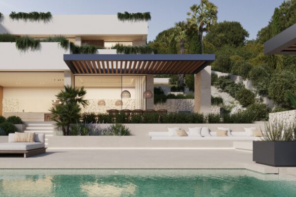 Luxury villa in Son Vida, Mallorca, by Tarragona Höhne Architects.