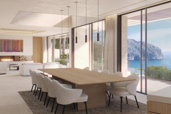 Modern villa in Camp de Mar, Mallorca, by Tarragona Höhne Architects.