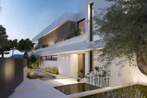 Modern villa in Port Andratx, Mallorca, by Tarragona Höhne Architects.