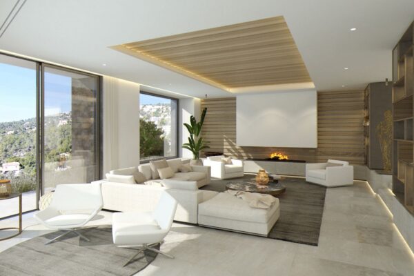 Modern villa in Port Andratx, Mallorca, by Tarragona Höhne Architects.