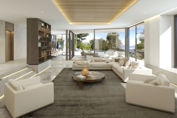 Modern villa in Port Andratx, Mallorca, by Tarragona Höhne Architects.