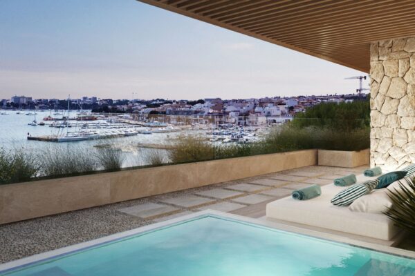 Seafront house in Porto Colom, Mallorca, by Tarragona Höhne Architects.