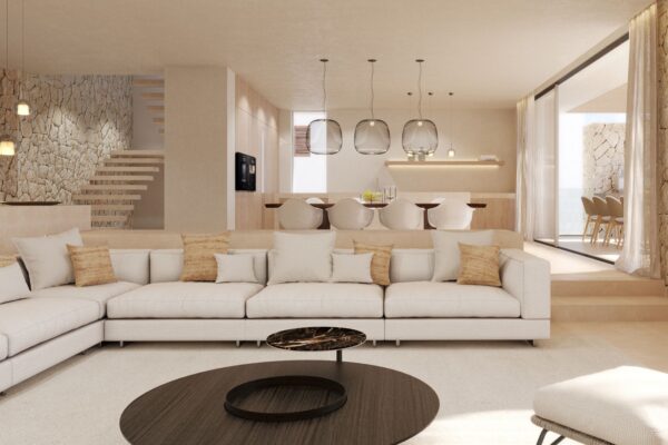 Seafront house in Porto Colom, Mallorca, by Tarragona Höhne Architects.