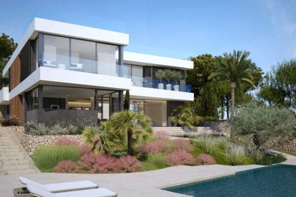 Luxury villa in Santa Ponsa, Mallorca, by Tarragona Höhne Architects.