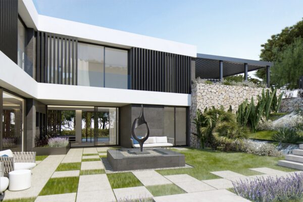 Luxury villa in Santa Ponsa, Mallorca, by Tarragona Höhne Architects.